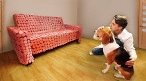 Диван из колбасы какая будет реакция у собаки на диван - «Животные приколы»
