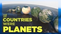 Как бы выглядели страны будь они планетами? - «Видео приколы»