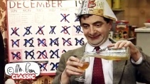 Mr Bean с друзьями встречает Новый год - «Видео приколы»
