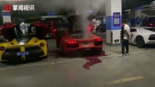Владелец Lamborghini пожалел о попытке пожарить мясо у выхлопной трубы - «Видео приколы»