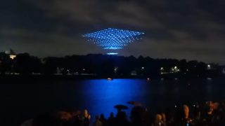 Шоу с дронами над Волхов в Великом Новгороде - «Видео приколы»