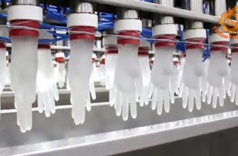 Медицинские перчатки как их делают на заводе - «Видео приколы»