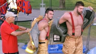 Горячий пожарный спасает положение - «Видео приколы»