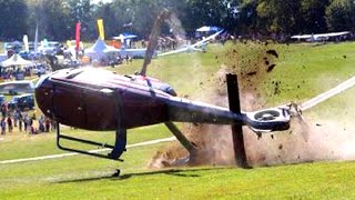 Топ 10 опасных посадок и крушений вертолетов - «Видео приколы»