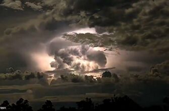 Таймлапс шторма в западной Австралии - «Видео приколы»