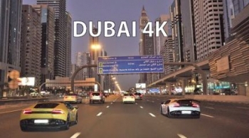 На машине в Дубае по центру города 4K - «Видео приколы»