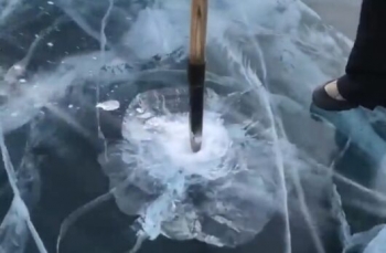 Звуки озера Байкал зимой - «Видео приколы»
