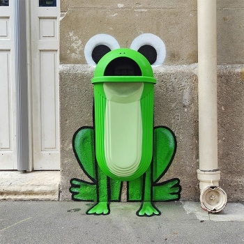 Французский уличный художник Oakoak приобрел поклонн - «Фото приколы»
